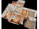 A 3D top-down floor plan showcasing the home's layout and features at 3336 Franklin Forest Dr, Winston, GA 30187