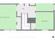 Upper level floorplan depicting the layout of the bedrooms and hall at 801 Hemingway Rd, Stone Mountain, GA 30088