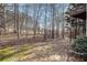 View of the property's backyard showing the natural landscape and trees at 2869 Amesbury Nw, Kennesaw, GA 30144