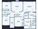 Upstairs floor plan showing primary bedroom, bath, closets, sitting room and laundry room at 4240 N Braves Cir, Douglasville, GA 30135