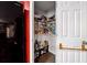 Well-organized pantry with ample shelving and easy access from the kitchen at 4240 N Braves Cir, Douglasville, GA 30135