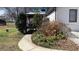 View of the backyard and gazebo with a winding pathway at 170 Dillard Ne Dr, Kennesaw, GA 30144
