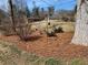 Backyard features decorative bird houses and mature landscaping creating a serene outdoor space at 170 Dillard Ne Dr, Kennesaw, GA 30144