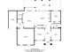 Detailed floor plan showcasing the home's layout, including kitchen, living, bedroom, and garage dimensions at 2903 Eva Clb, Acworth, GA 30101