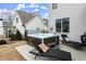 Backyard hot tub and lounge chairs, a great space for relaxing outdoors at 2903 Eva Clb, Acworth, GA 30101