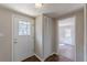 Entryway with closet and direct access to living room at 3344 Creekwood Dr, Rex, GA 30273