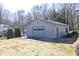 Detached garage with paved driveway and plenty of backyard at 4031 Pine Needle Dr, Duluth, GA 30096