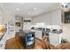Beautiful kitchen with an island, stainless steel appliances, and white cabinets at 750 Park Ne Ave # 25W, Atlanta, GA 30326