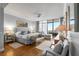 Spacious main bedroom features hardwood flooring, neutral walls and plenty of natural light at 750 Park Ne Ave # 25W, Atlanta, GA 30326