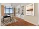 Bright office space with hardwood floors, built-in shelving, and large windows with a view at 750 Park Ne Ave # 25W, Atlanta, GA 30326
