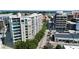 Wonderful aerial view of multiple residential buildings, and tree-lined streets with clear blue skies at 1100 Howell Mill Nw Rd # 708, Atlanta, GA 30318