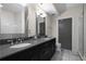 Modern bathroom with double sinks, sleek vanity, and luxurious shower at 1100 Howell Mill Nw Rd # 708, Atlanta, GA 30318