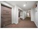 Hallway with modern interior design, neutral colors, and clear signage at 1100 Howell Mill Nw Rd # 708, Atlanta, GA 30318