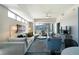 Spacious living room with modern furniture, bright windows, and open floor plan; ideal for entertaining at 1100 Howell Mill Nw Rd # 708, Atlanta, GA 30318