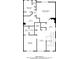 Detailed floor plan showcasing the layout of the second floor, highlighting the loft, bedroom, and laundry at 130 Staddlebridge Ave, Canton, GA 30114