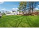 Sprawling backyard featuring a verdant lawn and mature trees, offering plenty of space at 4030 Brushy Creek Way, Suwanee, GA 30024