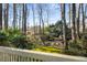 Enjoy backyard views with mature trees and a swing set at 2212 Austin Lake Se Dr, Smyrna, GA 30082