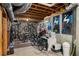 Spacious storage area for bike enthusiasts in the basement at 2212 Austin Lake Se Dr, Smyrna, GA 30082