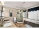 A stunning bathroom featuring double vanity sinks, a glass shower, and a soaking tub for ultimate relaxation at 2212 Austin Lake Se Dr, Smyrna, GA 30082