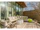 Relaxing outdoor patio with comfortable seating and modern design at 238 Olympic Pl, Decatur, GA 30030