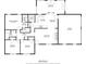 Detailed floor plan showcasing the layout of rooms and total square footage of the house at 360 Chimney Ct, Fairburn, GA 30213