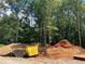 Shot of the lot with trees and the natural terrain, offering a serene and private setting at 3790 Chattahoochee (Lot 33) Rd, Cumming, GA 30041