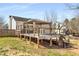 Multi-level deck with gazebo overlooks backyard at 71 Riverside Ct, Douglasville, GA 30134