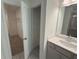 This bathroom features a sink, a shower, and a walk-in closet at 3904 Allegretto Cir # 50, Atlanta, GA 30339