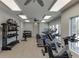 Community gym with modern exercise equipment, including treadmills and weights at 3904 Allegretto Cir # 50, Atlanta, GA 30339