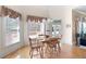 Cozy breakfast nook with natural light streaming through large window at 811 Weeping Willow Dr, Powder Springs, GA 30127