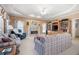 Large, open living area with built-in shelving and a marble fireplace at 811 Weeping Willow Dr, Powder Springs, GA 30127