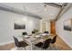 Modern dining room featuring stylish lighting and a large table perfect for entertaining at 1029 Piedmont Ne Ave # 101, Atlanta, GA 30309