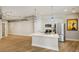 Modern kitchen with stainless steel appliances and bright white cabinets at 1029 Piedmont Ne Ave # 101, Atlanta, GA 30309