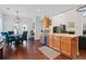 Eat-in kitchen area features stainless steel appliances and an adjacent dining table at 3862 Memphis Dr, Suwanee, GA 30024