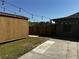 View of backyard featuring an outbuilding, string lights, and patio at 101 Flagler Way, Dallas, GA 30157