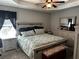 Spacious bedroom with a ceiling fan, neutral decor, and ample natural light at 101 Flagler Way, Dallas, GA 30157