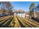 Spacious backyard featuring a well-manicured lawn and ample space for outdoor activities and entertainment at 2571 Hamill Dr, Buford, GA 30519