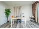 Functional home office with natural light, desk, and an decorative accent wall at 3490 Primrose Pl, Decatur, GA 30032