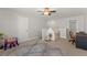 Spacious playroom area is ideal for ' activities and creative play at 131 Riverside Ln, Woodstock, GA 30188