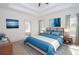 Bright and airy main bedroom suite features tray ceilings, hardwood floors, and large windows at 255 Olde Oak Dr, Jonesboro, GA 30238