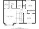 Floor plan of the upper level with bedroom sizes and layout at 554 Sherwood Oaks Rd, Stone Mountain, GA 30087