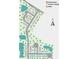 Community map showcasing the layout of homesites, ponds, mailbox kiosk, and butterfly garden at 3820 Thatcher Sw Dr, Marietta, GA 30008