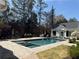Stunning pool featuring a spa and surrounded by lush landscaping, perfect for relaxation and entertaining at 3980 Saint Elisabeth Sq, Duluth, GA 30096