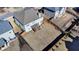 Large, fenced backyard with a stone patio area and plenty of space for outdoor activities at 1465 Forest Brook Trl, Cumming, GA 30041