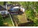 Expansive fenced backyard featuring a deck, perfect for outdoor gatherings and relaxation at 2599 Church Nw St, Atlanta, GA 30318