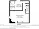 Layout of the basement highlighting a recreation room and bedroom at 2762 Whitehurst Ne Dr, Marietta, GA 30062