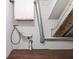 Home mechanicals featuring PVC piping and duct work with white walls and stained concrete flooring at 2762 Whitehurst Ne Dr, Marietta, GA 30062