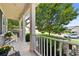 Cozy front porch with comfortable seating and picturesque views of the surrounding neighborhood at 3460 Trow Creek Ln, Cumming, GA 30040