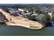 Aerial view of the community golf course and tennis courts at 105 Kinross Ct, Roswell, GA 30076