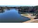 A scenic view of the lake and golf course at 105 Kinross Ct, Roswell, GA 30076